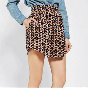 URBAN OUTFITTERS COOPERATIVE Reading Squirrels‎ Pockets Mini Skirt